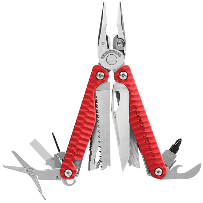 Мультитул LEATHERMAN CHARGE PLUS G10 КРАСНЫЙ 832778